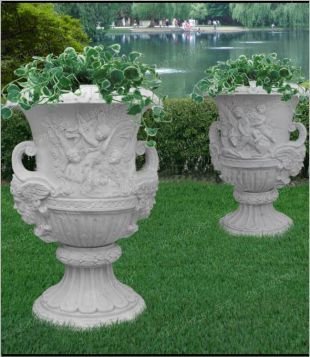 European flowerpot, stone flowerpot, landscape flowerpot, flowerpot pictures, white marble flowerpot, sandstone flowerpot, granite flowerpot, European stone carving flowerpot -- HP092