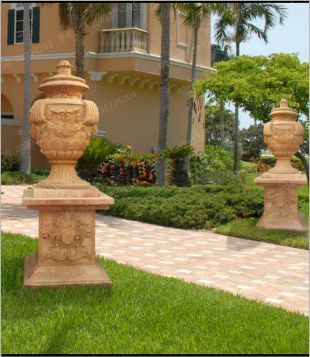 European flowerpot, stone flowerpot, landscape flowerpot, flowerpot pictures, white marble flowerpot, sandstone flowerpot, granite flowerpot, European stone carving flowerpot -- HP089