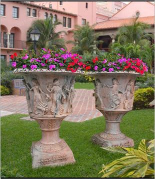 European flowerpot, stone flowerpot, landscape flowerpot, flowerpot pictures, white marble flowerpot, sandstone flowerpot, granite flowerpot, European stone carving flowerpot -- HP117
