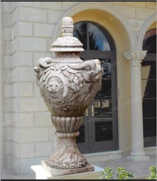 European flowerpot, stone flowerpot, landscape flowerpot, flowerpot pictures, white marble flowerpot, sandstone flowerpot, granite flowerpot, European stone carving flowerpot -- HP123