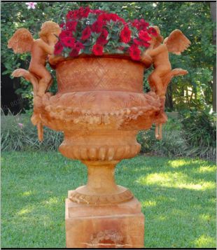 欧式花盆,石雕花盆,景观花盆,花盆图片,汉白玉花盆,砂岩花盆,花岗岩花盆,欧式石雕花盆 -- HP150
