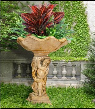 欧式花盆,石雕花盆,景观花盆,花盆图片,汉白玉花盆,砂岩花盆,花岗岩花盆,欧式石雕花盆 -- HP158