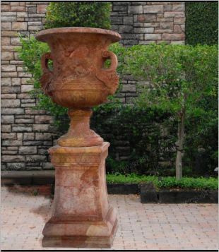 欧式花盆,石雕花盆,景观花盆,花盆图片,汉白玉花盆,砂岩花盆,花岗岩花盆,欧式石雕花盆 -- HP163