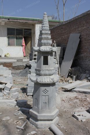 Archaize stone pagoda,Archaize Buddhist pagoda - FT006