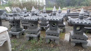 Archaize stone lamp,stone carving stone lamp,white marble stone lamp,garden stone light sculpture,archaize stone carving stone lamp- SD013