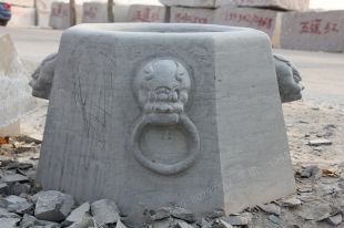 antique wellhead, stone wellhead, bluestone wellhead, antique stone wellhead - JK024