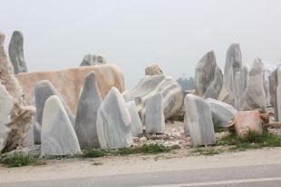 White Landscape stone, natural stone- JG070