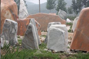 White Landscape stone, natural stone- JG027