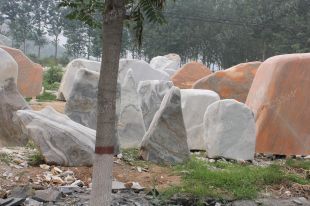 White Landscape stone, natural stone- JG074