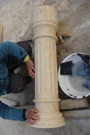 Roman column, stone carving Roman column,marble Roman column, European Roman column, stone Rome column -- LMZ006