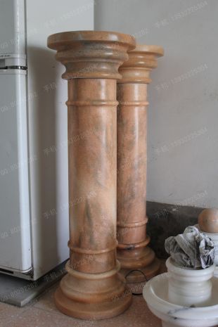 Roman column, stone carving Roman column,marble Roman column, European Roman column, stone Rome column -- LMZ013