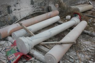 Roman column, stone carving Roman column,marble Roman column, European Roman column, stone Rome column -- LMZ020