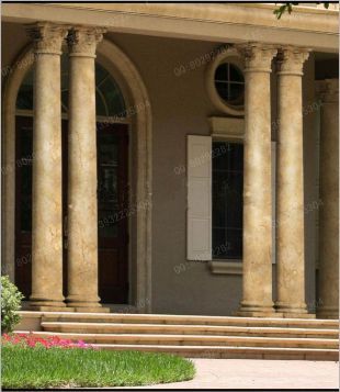 Roman column, stone carving Roman column,marble Roman column, European Roman column, stone Rome column -- LMZ032