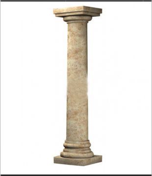 Roman column, stone carving Roman column,marble Roman column, European Roman column, stone Rome column -- LMZ036