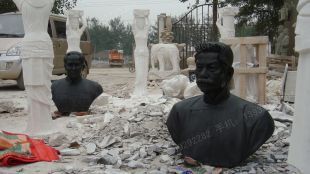 Bust, stone carving bust, bust sculpture, great men bust sculpture, celebrity bust, celebrity sculpture, celebrity statues, marble bust, stone bust sculpture --XX002