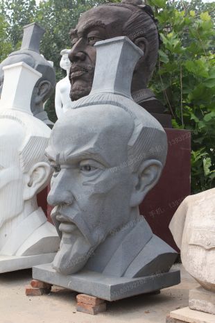 Bust, stone carving bust, bust sculpture, great men bust sculpture, celebrity bust, celebrity sculpture, celebrity statues, marble bust, stone bust sculpture --XX005