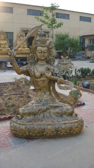 Copper Buddha,cast copper Buddha, cast copper handicraft, cast copper sculpture - TFX038