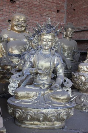 Copper Buddha,cast copper Buddha, cast copper handicraft, cast copper sculpture - TFX042