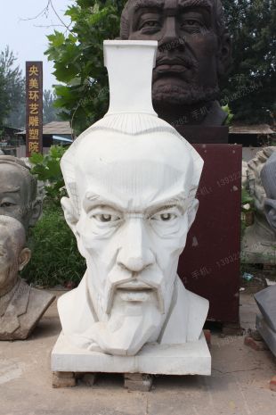 Bust, stone carving bust, bust sculpture, great men bust sculpture, celebrity bust, celebrity sculpture, celebrity statues, marble bust, stone bust sculpture --XX012