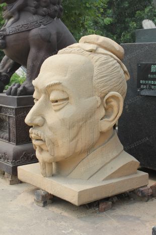 Bust, stone carving bust, bust sculpture, great men bust sculpture, celebrity bust, celebrity sculpture, celebrity statues, marble bust, stone bust sculpture --XX014