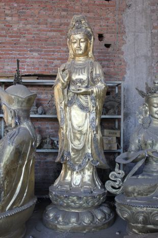Copper Buddha,cast copper Buddha, cast copper handicraft, cast copper sculpture - TFX043