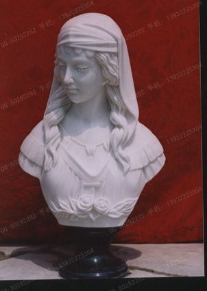 Bust, stone carving bust, bust sculpture, lady bust, European bust, marble bust, stone sculpture bust --OSXX005