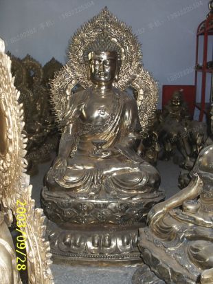 Copper Buddha,cast copper Buddha, cast copper handicraft, cast copper sculpture - TFX083