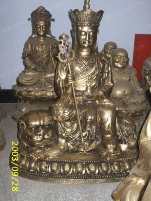 Copper Buddha,cast copper Buddha, cast copper handicraft, cast copper sculpture - TFX085