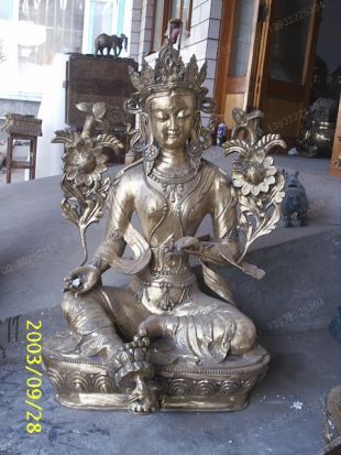 Copper Buddha,cast copper Buddha, cast copper handicraft, cast copper sculpture - TFX088