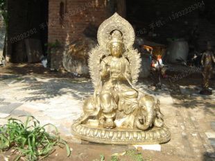 Copper Buddha,cast copper Buddha, cast copper handicraft, cast copper sculpture - TFX089