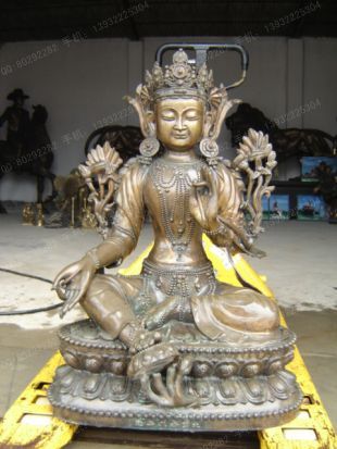 Copper Buddha,cast copper Buddha, cast copper handicraft, cast copper sculpture - TFX090