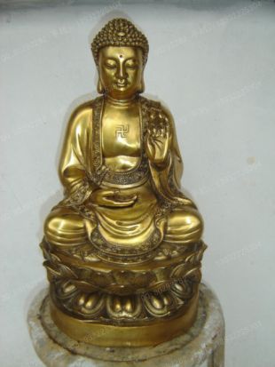 Copper Buddha,cast copper Buddha, cast copper handicraft, cast copper sculpture - TFX096