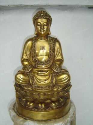 Copper Buddha,cast copper Buddha, cast copper handicraft, cast copper sculpture - TFX097