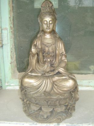 Copper Buddha,cast copper Buddha, cast copper handicraft, cast copper sculpture - TFX099