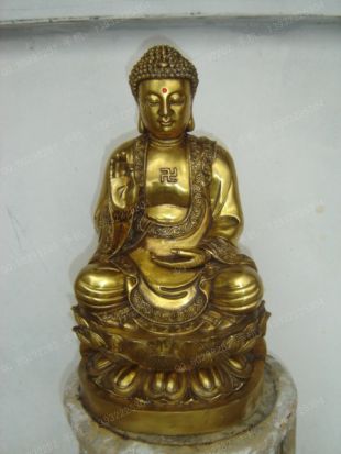 Copper Buddha,cast copper Buddha, cast copper handicraft, cast copper sculpture - TFX098