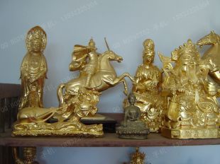 Copper Buddha,cast copper Buddha, cast copper handicraft, cast copper sculpture - TFX106