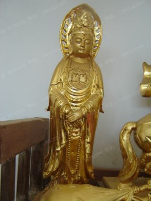 Copper Buddha,cast copper Buddha, cast copper handicraft, cast copper sculpture - TFX107