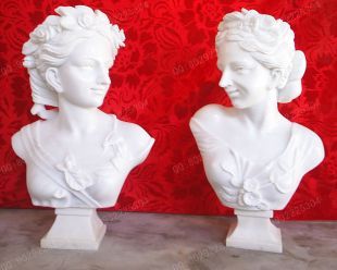 Bust, stone carving bust, bust sculpture, lady bust, European bust, marble bust, stone sculpture bust --OSXX018