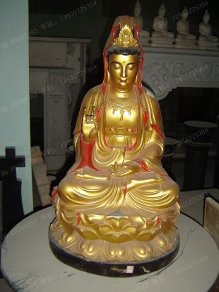 Copper Buddha,cast copper Buddha, cast copper handicraft, cast copper sculpture - TFX111