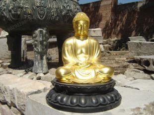 Copper Buddha,cast copper Buddha, cast copper handicraft, cast copper sculpture - TFX114
