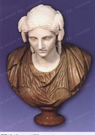 Bust, stone carving bust, bust sculpture, lady bust, European bust, marble bust, stone sculpture bust --OSXX027