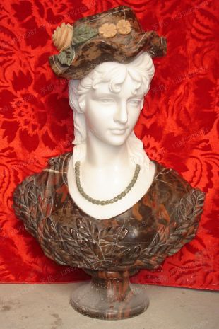 Bust, stone carving bust, bust sculpture, lady bust, European bust, marble bust, stone sculpture bust --OSXX031