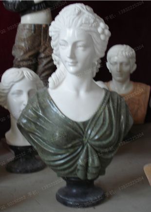 Bust, stone carving bust, bust sculpture, lady bust, European bust, marble bust, stone sculpture bust --OSXX033