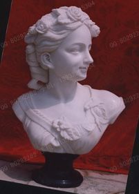 Bust, stone carving bust, bust sculpture, lady bust, European bust, marble bust, stone sculpture bust --OSXX038