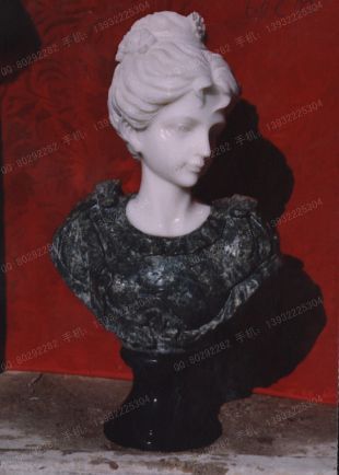 Bust, stone carving bust, bust sculpture, lady bust, European bust, marble bust, stone sculpture bust --OSXX050
