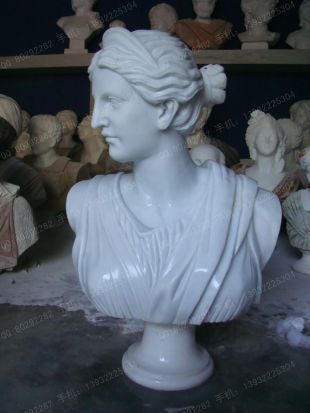 Bust, stone carving bust, bust sculpture, lady bust, European bust, marble bust, stone sculpture bust --OSXX058
