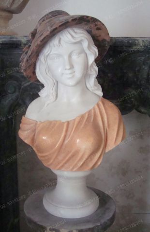 Bust, stone carving bust, bust sculpture, lady bust, European bust, marble bust, stone sculpture bust --OSXX077