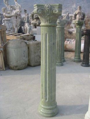 Roman column, stone carving Roman column,marble Roman column, European Roman column, stone Rome column -- LMZ203