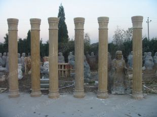 Roman column, stone carving Roman column,marble Roman column, European Roman column, stone Rome column -- LMZ215