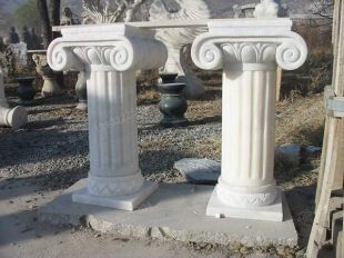 Roman column, stone carving Roman column,marble Roman column, European Roman column, stone Rome column -- LMZ217